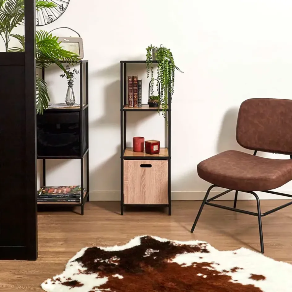 Fabrique de Styles Petits Rangements>Cube de rangement en bois 30x30xh30cm Marron