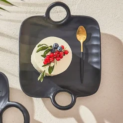 Fabrique de Styles Couverts>Cuillère à café en inox or et noir - barisa Noir Doré