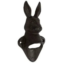 Fabrique de Styles Ustensibles De Cuisine>Décapsuleur lapin en fonte - Basse-Cour Brun