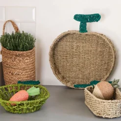 Fabrique de Styles Déco>Déco carotte en corde et vert - P'tit légume Orange