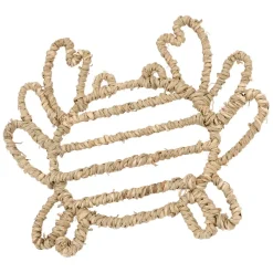 Fabrique de Styles Petits Objets Déco>Déco crabe en jonc de mer - borneo Naturel