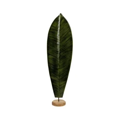 Fabrique de Styles Petits Objets Déco>Déco feuille de bananier en manguier h62cm - Sanaga Vert