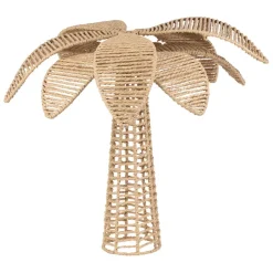 Fabrique de Styles Petits Objets Déco>Déco grand palmier en corde et fer h45cm - Palma Naturel