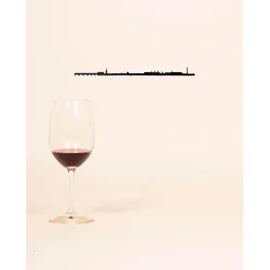 Fabrique de Styles Déco À Suspendre Et Adhésive>Décoration murale ligne bordeaux 50cm Noir