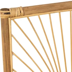 Fabrique de Styles Déco À Suspendre Et Adhésive>Deco murale Palmier en bambou et rotin 43xh57.5cm - Flaural Naturel