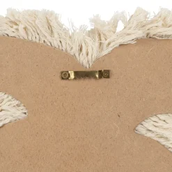 Fabrique de Styles Déco À Suspendre Et Adhésive>Deco murale palmier en coquillage 31x31cm - Cauri Blanc