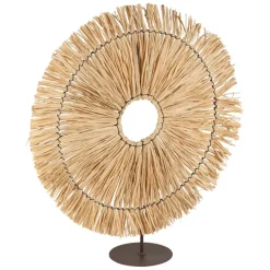 Fabrique de Styles Petits Objets Déco>Deco rosace cuzco d45cm Naturel