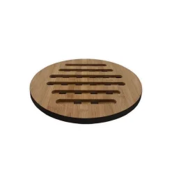 Fabrique de Styles Accessoires De Table>Dessous de plat en bambou - Graphite Noir