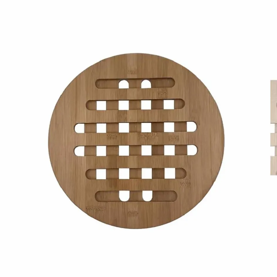 Fabrique de Styles Accessoires De Table>Dessous de plat en bambou - Graphite Noir