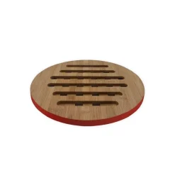Fabrique de Styles Accessoires De Table>Dessous de plat en bambou - Passion Rouge