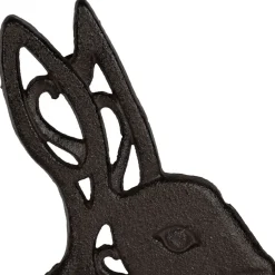 Fabrique de Styles Accessoires De Table>Dessous de plat lapin en fonte - Basse-Cour Brun