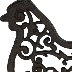 Fabrique de Styles Accessoires De Table>Dessous de plat poule en fonte - Basse-Cour Brun