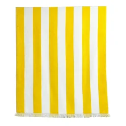 Fabrique de Styles Draps De Plage Et Foutas>Drap de plage rayé en coton 90x170cm - Porto Paille