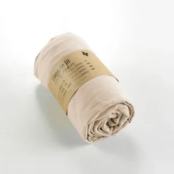 Fabrique de Styles Draps Housses>Drap housse en flanelle sable 180x200cm - Candice Beige