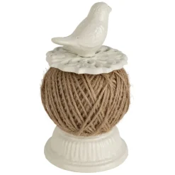 Fabrique de Styles Ustensibles De Cuisine>Dévidoir à ficelle en fonte - Fauvette Blanc cassé