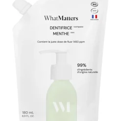 Fabrique de Styles Soins Du Visage>Eco-recharge dentifrice menthe heur et fluor 180ml Blanc