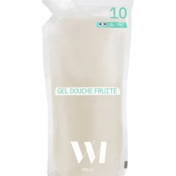 Fabrique de Styles Savon Liquide>Eco-recharge gel douche fruité 580ml Blanc