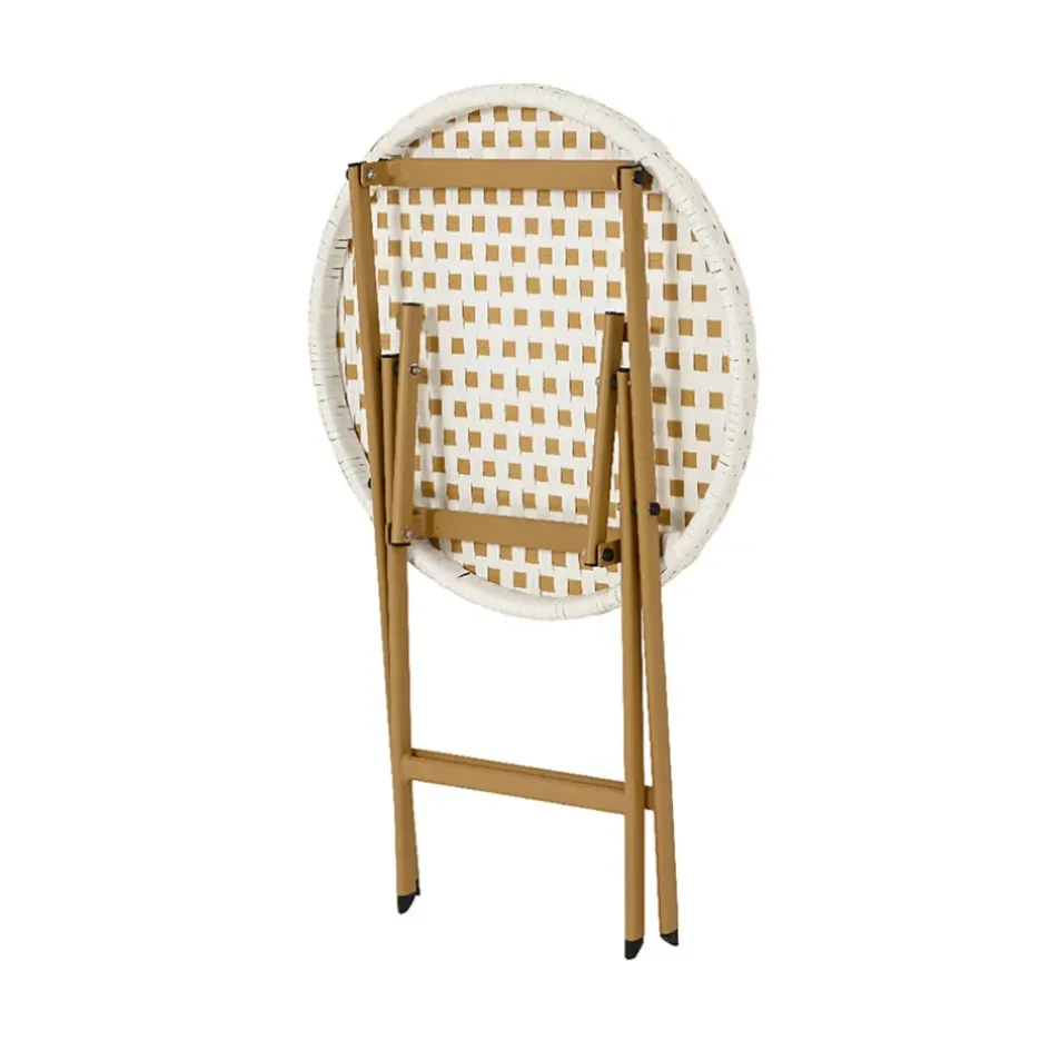 Fabrique de Styles Tables De Jardin|Jardin>Ensemble table et chaises de jardin en résine le - Bellano Naturel