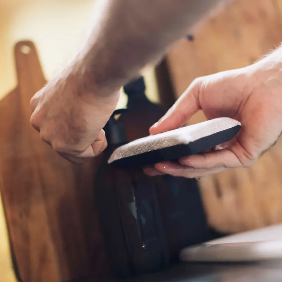 Fabrique de Styles Éponges Et Chiffons>Eponge lavable Anthracite