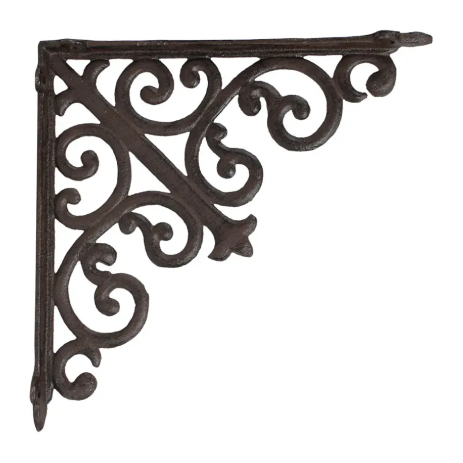 Fabrique de Styles Étagères Murales>Equerre en fonte 24X24cm Naturel