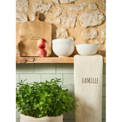 Fabrique de Styles Torchons, Tabliers Et Maniques>Essuie mains en coton 50x70cm - Beezz Ecru