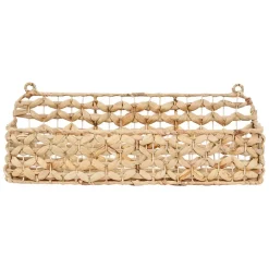 Fabrique de Styles Étagères Murales>Etagere murale un été a la mer en jacinthe d'eau et fer Naturel