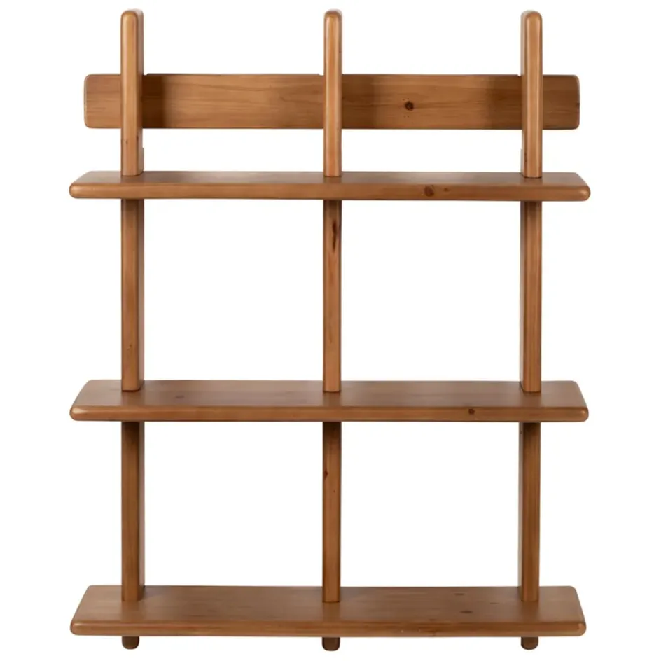 Fabrique de Styles Étagères Murales>Etagère murale 3 niveaux en sapin H78cm - Tradition Naturel