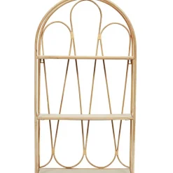 Fabrique de Styles Étagères Murales>Etagère murale 3 niveaux en paulownia h73cm - Java Naturel