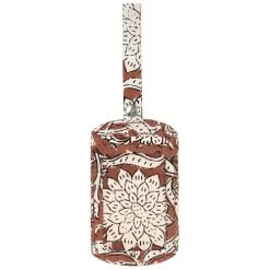 Fabrique de Styles Voyage Et Exploration>Etiquette bagage en coton - Flaura Rouge