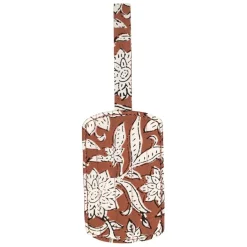 Fabrique de Styles Voyage Et Exploration>Etiquette bagage en coton - Flaura Rouge