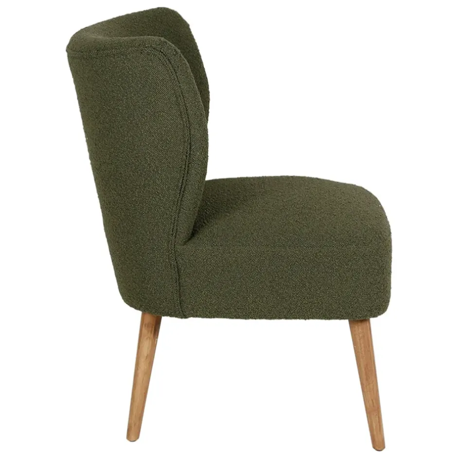 Fabrique de Styles Fauteuils>Fauteuil bouclette - Eleonor Vert