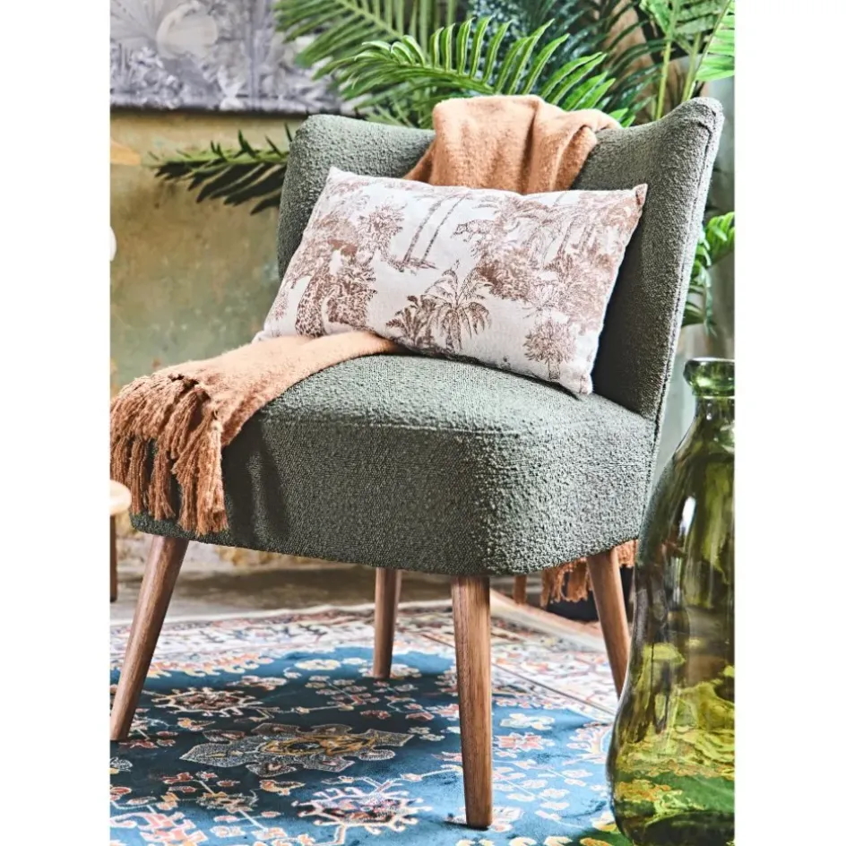 Fabrique de Styles Fauteuils>Fauteuil bouclette - Eleonor Vert