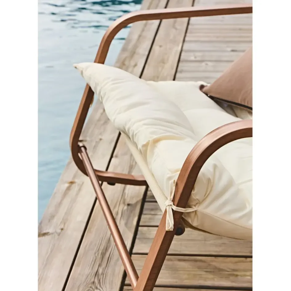 Fabrique de Styles Chaises, Fauteuils|Jardin>Fauteuil de jardin à bascule beige - Miami Beige, Marron