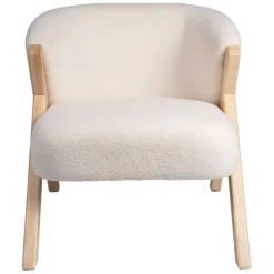 Fabrique de Styles Fauteuils>Fauteuil en tissu - Elément Blanc