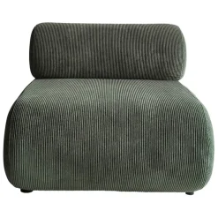 Fabrique de Styles Fauteuils>Fauteuil en velours côtelé - Chelsea Vert