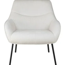 Fabrique de Styles Fauteuils>Fauteuil en velours côtelé - martin Beige