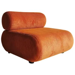 Fabrique de Styles Fauteuils>Fauteuil en velours côtelé - Chelsea Terracotta
