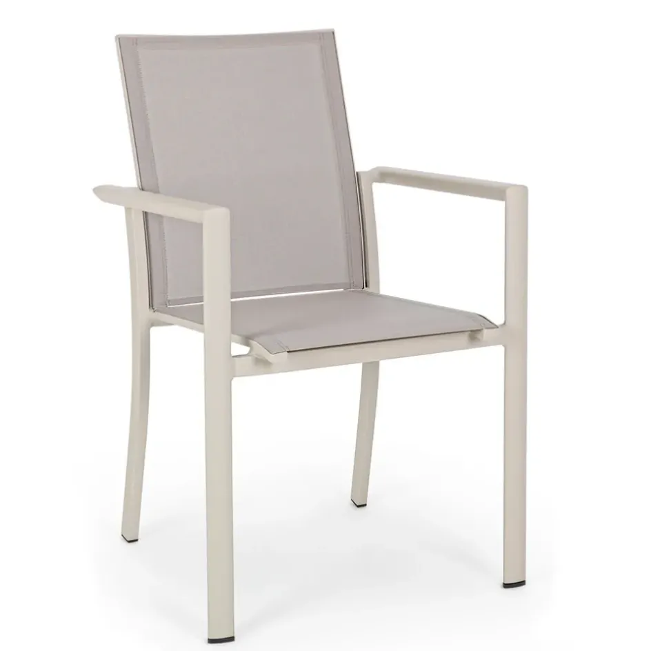Fabrique de Styles Chaises, Fauteuils|Jardin>Fauteuil extérieur en aluminium - Konnor Gris
