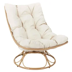 Fabrique de Styles Chaises, Fauteuils|Jardin>Fauteuil extérieur en métal - Petra Beige