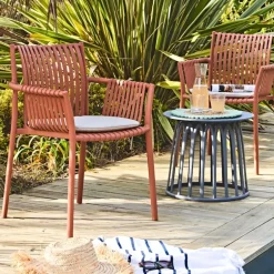 Fabrique de Styles Chaises, Fauteuils|Jardin>Fauteuil extérieur - Lumi Terracotta