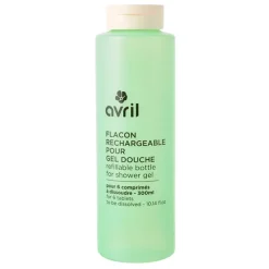 Fabrique de Styles Savon Liquide>Flacon rechargeable pour gel douche 350ml Vert