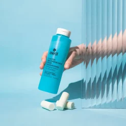 Fabrique de Styles Savon Liquide>Flacon rechargeable pour shampooing 350ml Bleu