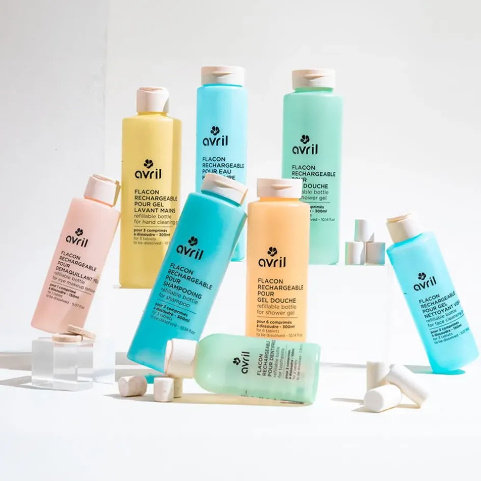 Fabrique de Styles Savon Liquide>Flacon rechargeable pour gel lavant mains 350ml Jaune