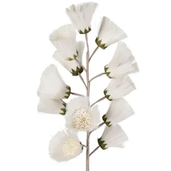 Fabrique de Styles Fleurs Et Plantes Artificielles>Fleur artificielle h95cm - Cammae Blanc cassé