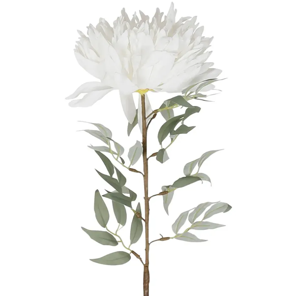 Fabrique de Styles Fleurs Et Plantes Artificielles>Fleur artificielle blanche h95cm - Viva Blanc, Vert