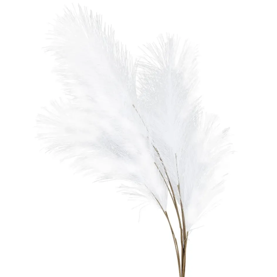 Fabrique de Styles Fleurs Et Plantes Artificielles>Fleur artificielle he h91cm - Celosia Blanc