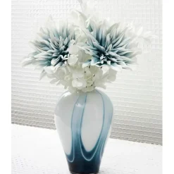 Fabrique de Styles Fleurs Et Plantes Artificielles>Fleur artificielle bleu et blanc h69cm - Tulia Bleu, Blanc