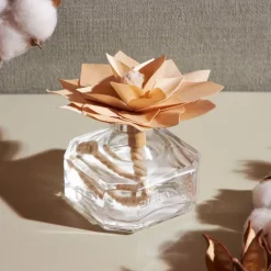 Fabrique de Styles Sachets Et Décors Parfumés>Fleur parfumée en bois 100 ml ambre precieux Naturel