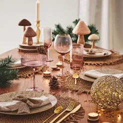 Fabrique de Styles Coupes Et Flutes>Flute en verre figue et doré 25cl - Funny Figue, Doré