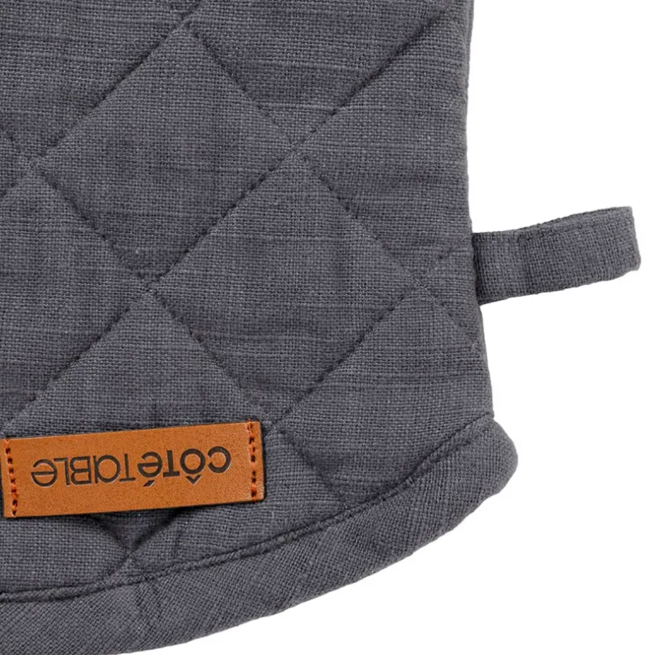 Fabrique de Styles Torchons, Tabliers Et Maniques>Gant et manique en coton - Cellier Anthracite